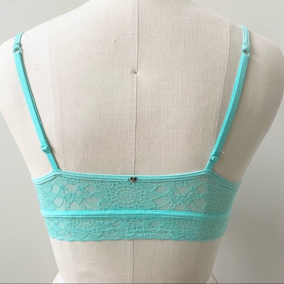 PINK by Victoria’s Secret Lightly Padded Bra 34C strappy lace - Picture 2 of 5